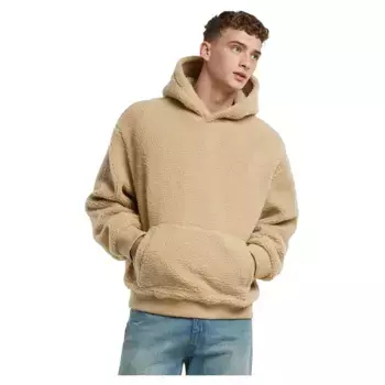 Худи Urban Classics Oversized Teddy, бежевый