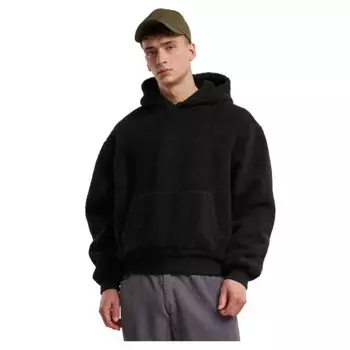 Худи Urban Classics Oversized Teddy, черный