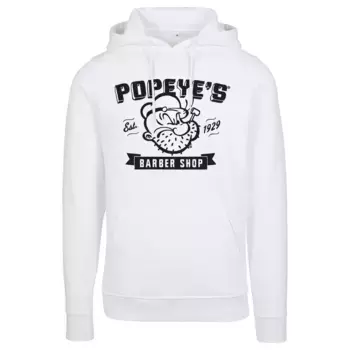 Худи Urban Classics Popeye Barber Shop, белый