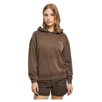 Худи Urban Classics Small Embroidery Terry, коричневый