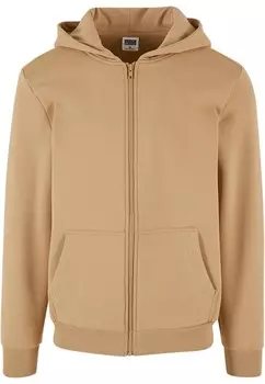 Худи Urban Classics Zip-Up Hoodie, кэмел