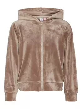 Худи Vero Moda Girl Zip-Up Hoodie VELVET, цвет Chamois