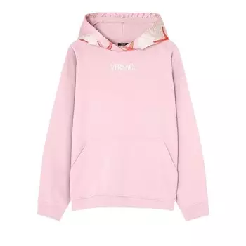 Худи Versace LA Print Logo Hoodie, цвет Dusty Rose