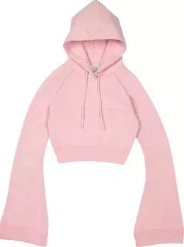 Худи Vetements Flared Sleeve Cropped 'Pink', розовый