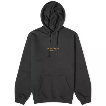Худи Vetements Urban Logo, черный