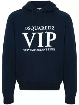 Худи Vip Cool с рукавами реглан DSQUARED2, синий