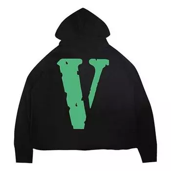 Худи VLONE Staple Logo Hoodie 'Black Green', черный