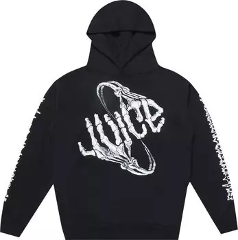 Худи Vlone x Juice WRLD Bone Hoodie 'Black', черный