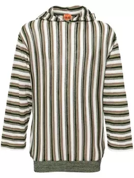 Худи в полоску VITELLI, зеленый