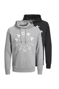 Худи Warrior с логотипом - 2 шт Jack & Jones