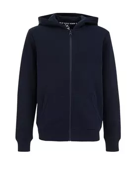 Худи WE Fashion Zip-Up Hoodie, темно-синий