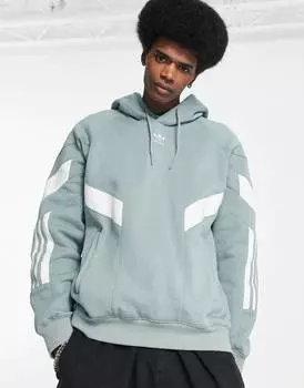 Худи зеленого цвета adidas Originals Rekive