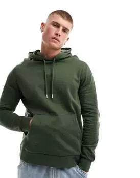 Худи зеленого цвета хаки ASOS