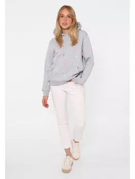 Худи Zwillingsherz Hearts, светло-серый