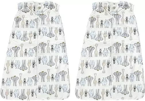 Hudson Baby, унисекс, детская норка с внутренним спальным мешком из шерпы, мешком, одеялом, Royal Safari, 12–18 месяцев (2 шт. в упаковке), Royal Safari