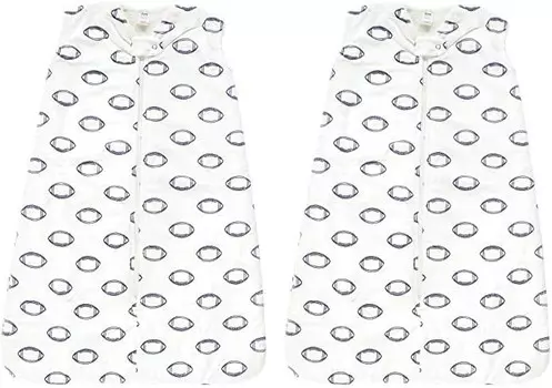 Hudson Baby унисекс из детской норки с внутренним спальным мешком из шерпы, мешком, одеялом, футбольным мячом, 12–18 месяцев (2 шт. в упаковке), Football