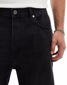 HUGO Blue – Nata – Джинсы свободного кроя графитового цвета