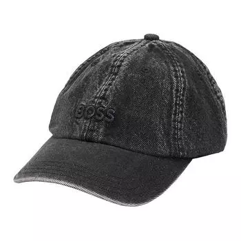HUGO BOSS Бейсболка мужская хлопковая черная