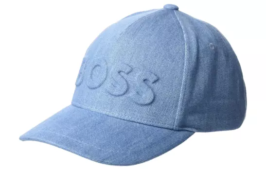 HUGO BOSS Бейсболка мужская хлопковая, синяя