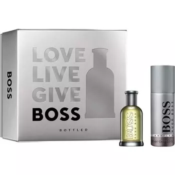 Hugo Boss Bottled Eau De Toilette 50ml And Deo Spray 150ml Christmas Gift Set