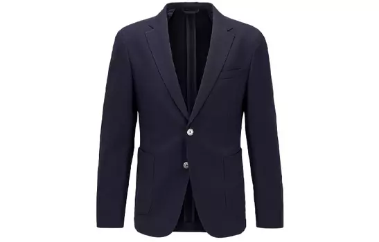 HUGO BOSS Деловые костюмы мужские синего цвета