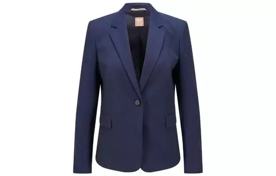 HUGO BOSS Деловые костюмы женские синего цвета