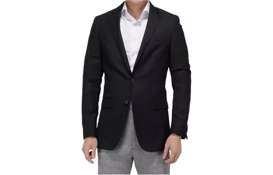 HUGO BOSS Мужской деловой пиджак, черный