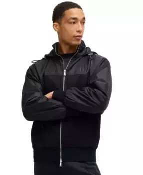 Hugo Boss x Porsche Мужская толстовка с двусторонней молнией Regular-Fit, синий