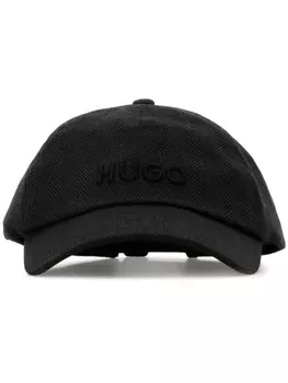 HUGO кепка с логотипом, черный