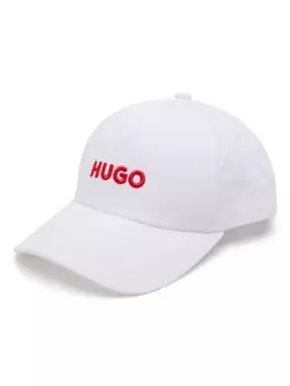 HUGO кепка с вышитым логотипом, белый