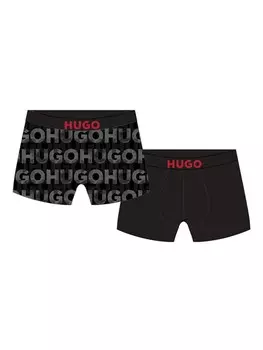 HUGO KIDS боксеры с эластичным поясом, черный