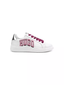 HUGO KIDS кроссовки с логотипом, белый