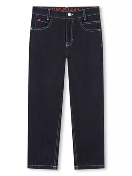 HUGO KIDS прямые джинсы, черный