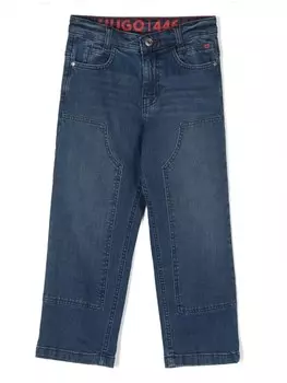 HUGO KIDS прямые джинсы, синий