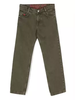 HUGO KIDS прямые джинсы, зеленый