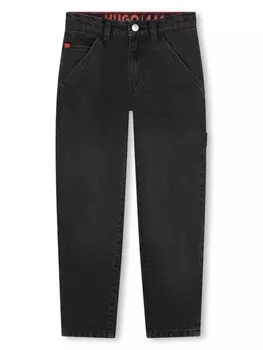 HUGO KIDS зауженные джинсы, черный