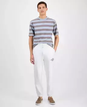 HUGO Мужские джоггеры Dacusi расслабленного кроя с вышитым логотипом Hugo Boss, коричневый/бежевый