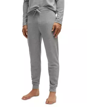 HUGO Мужские пижамные брюки Waffle Hugo Boss, серый