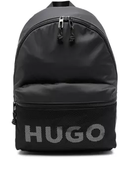 HUGO рюкзак с логотипом, черный