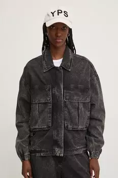 Hugo Синяя хлопковая куртка Hugo Blue, серый