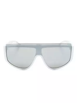 HUGO солнцезащитные очки-маска, белый