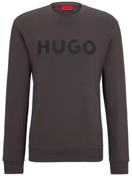 HUGO толстовка с логотипом, серый