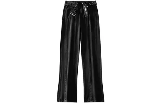 Hui Cheng Джинсы унисекс HICON, Черный (в комплекте белая футболка)