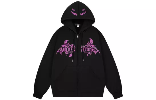 Hui Cheng Толстовка унисекс с рисунком, Бургундия