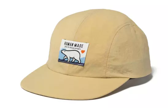 HUMAN MADE Бейсболка унисекс бежевая