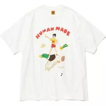 HUMAN MADE Футболка серии X Keiko Sootome Co-branded, белые, унисекс