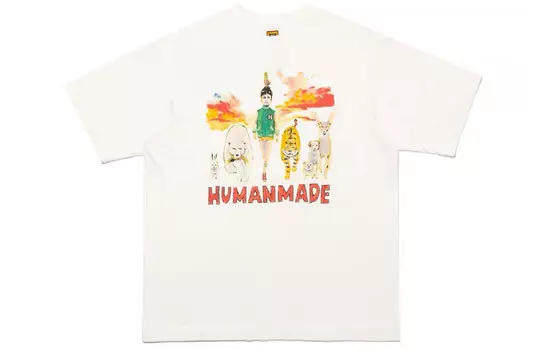 HUMAN MADE Футболка унисекс белая