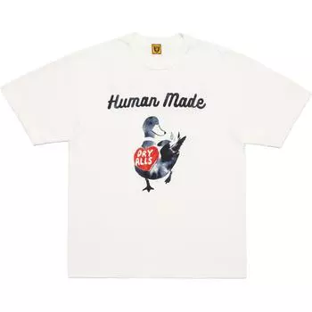 HUMAN MADE Футболка унисекс белая