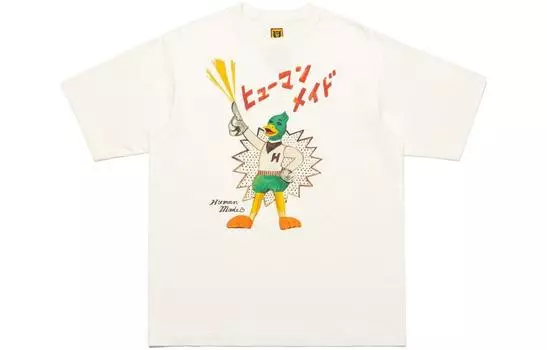 HUMAN MADE Футболка унисекс белые