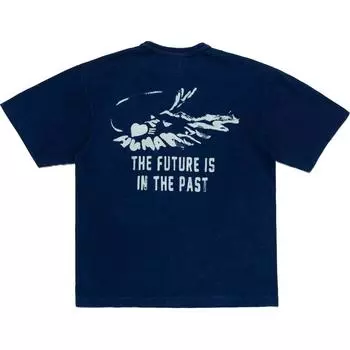 HUMAN MADE Футболка унисекс индиго